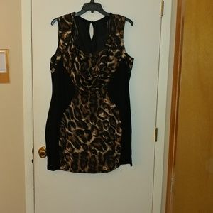 Leopard print dress 3X